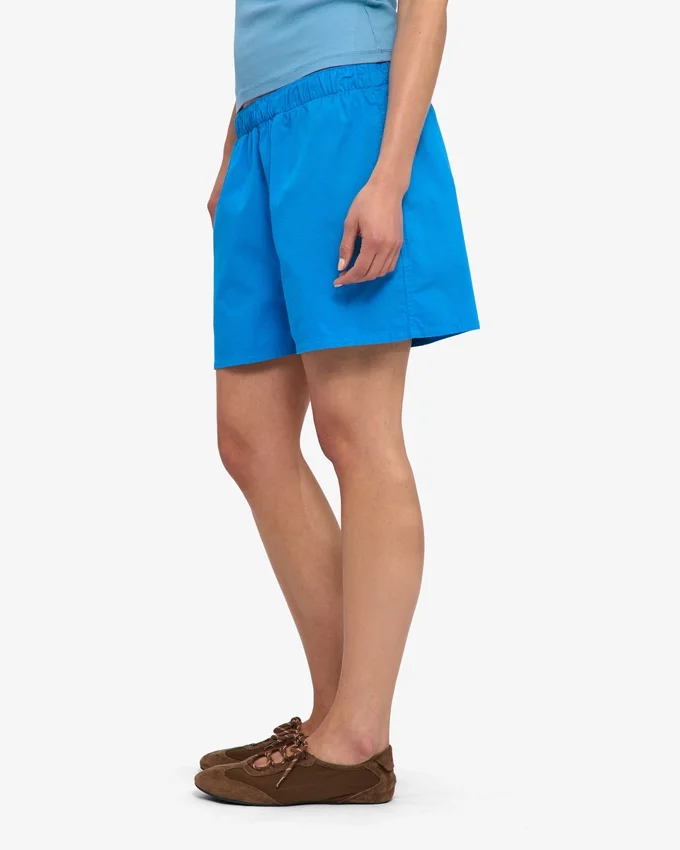 Organic Twill Shorts für Damen – Pazifikblau