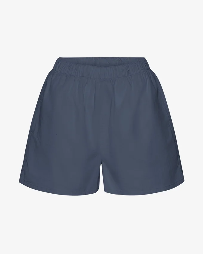 Organic Twill Shorts für Damen – Petrolblau