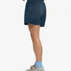 Organic Twill Shorts für Damen – Petrolblau