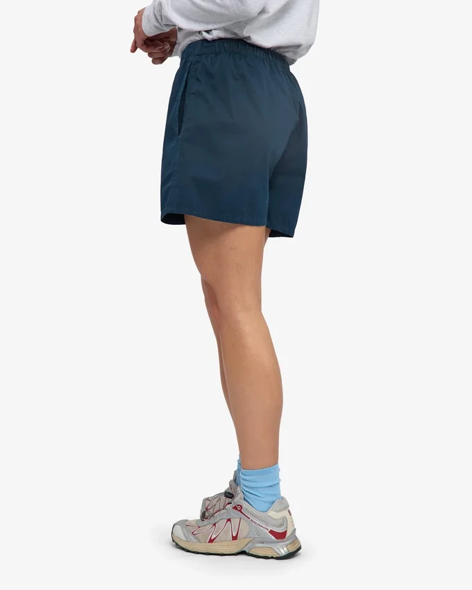 Organic Twill Shorts für Damen – Petrolblau