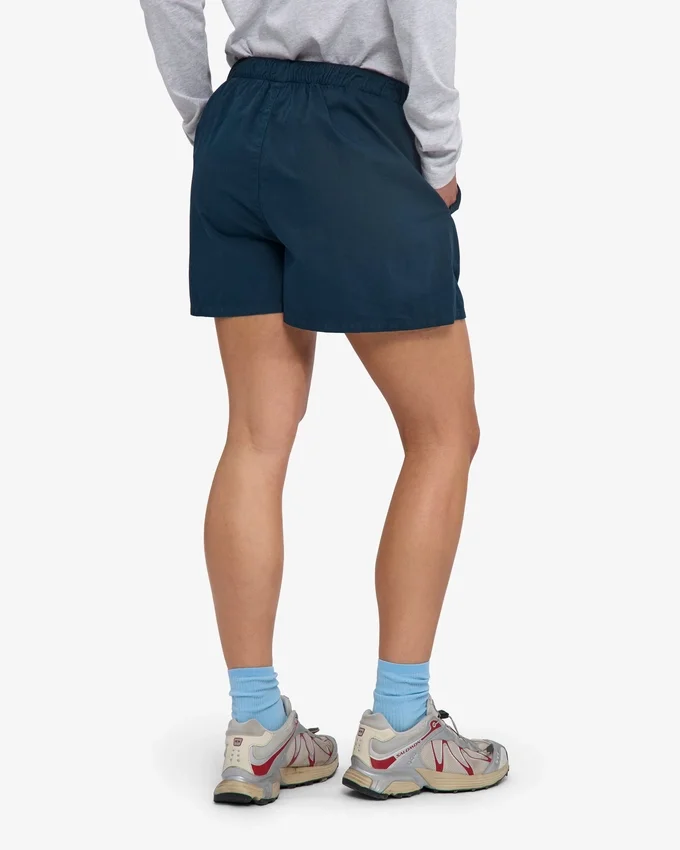 Organic Twill Shorts für Damen – Petrolblau