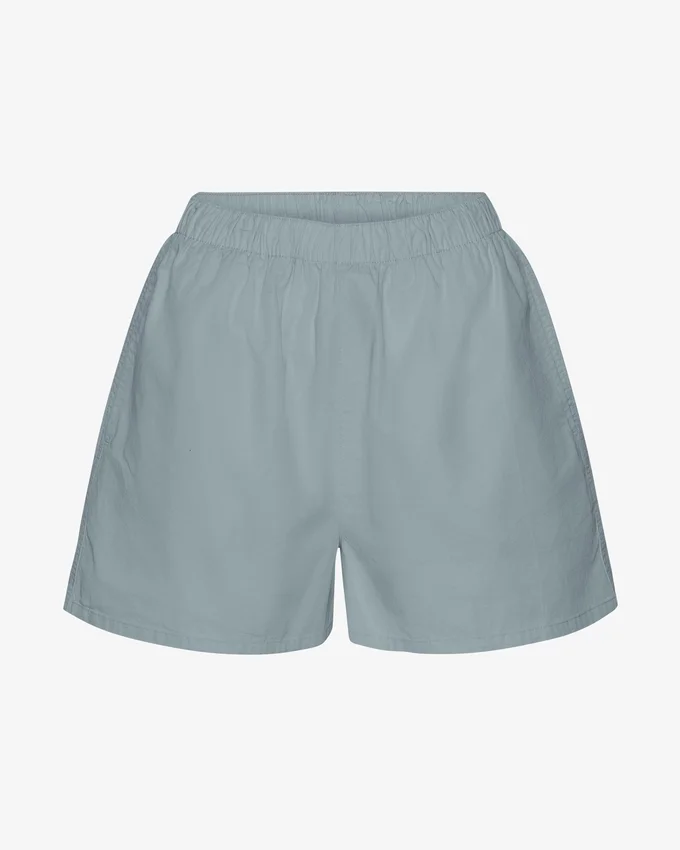 Organic Twill Shorts für Damen – Stahlblau