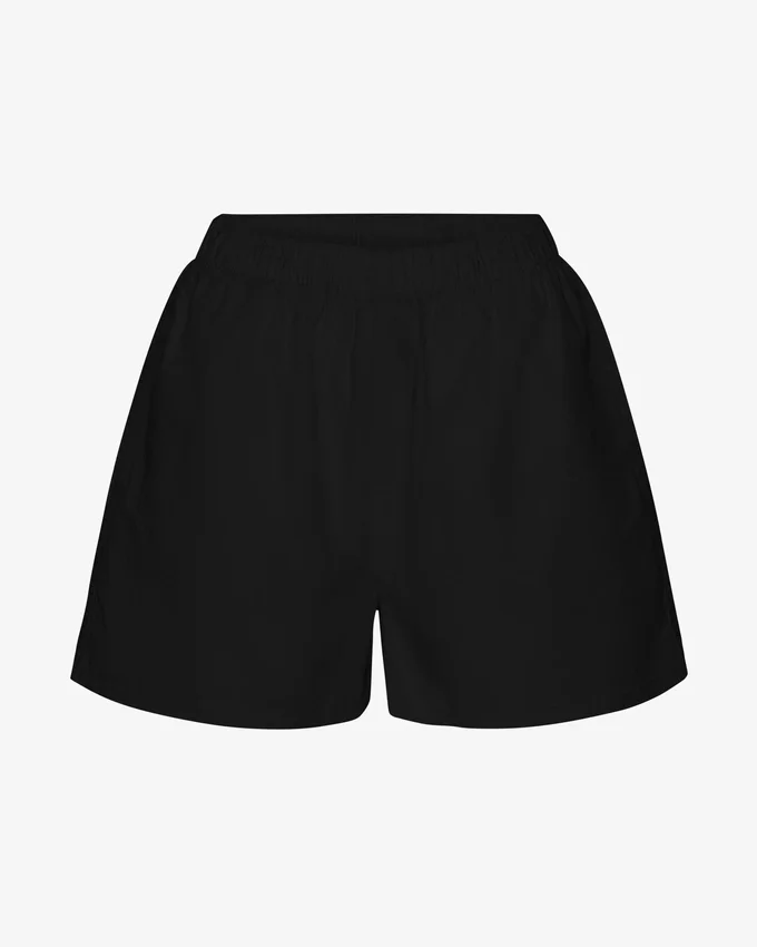 Organic Twill Shorts für Damen – Tiefschwarz