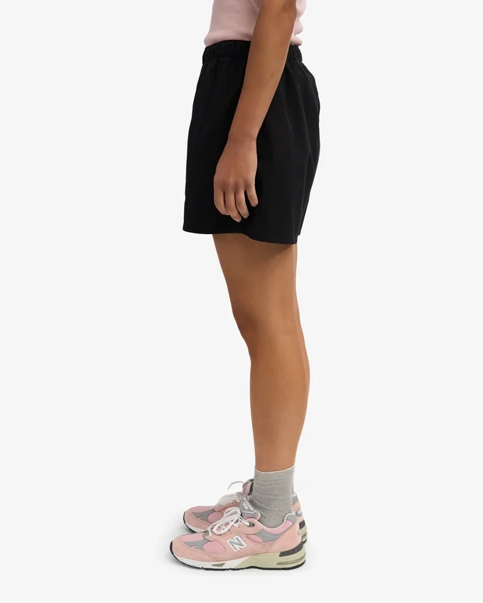 Organic Twill Shorts für Damen – Tiefschwarz