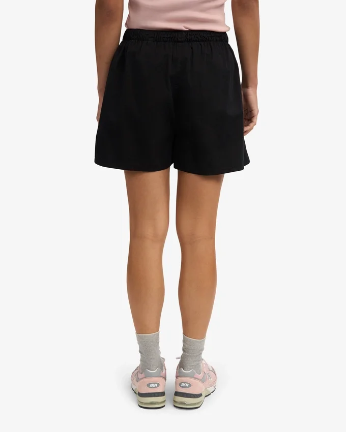 Organic Twill Shorts für Damen – Tiefschwarz