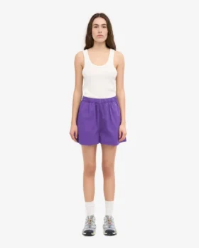 Organic Twill Shorts für Damen – Ultraviolett