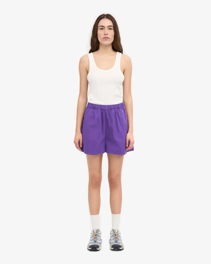 Organic Twill Shorts für Damen – Ultraviolett