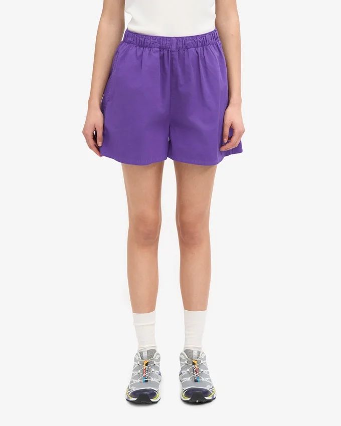 Organic Twill Shorts für Damen – Ultraviolett
