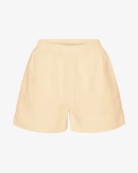Organic Twill Shorts für Damen – Zartes Gelb