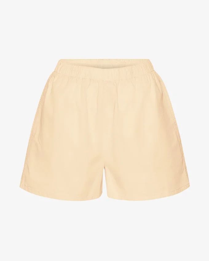 Organic Twill Shorts für Damen – Zartes Gelb