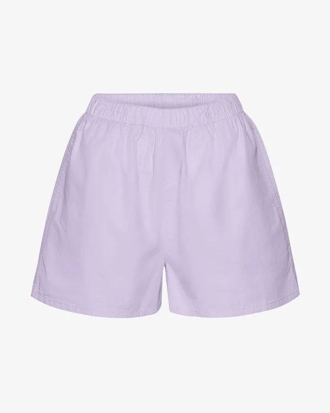 Organic Twill Shorts für Damen – Zartes Lavendel