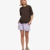 Organic Twill Shorts für Damen – Zartes Lavendel