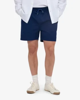 Organic Twill Shorts – Marineblau