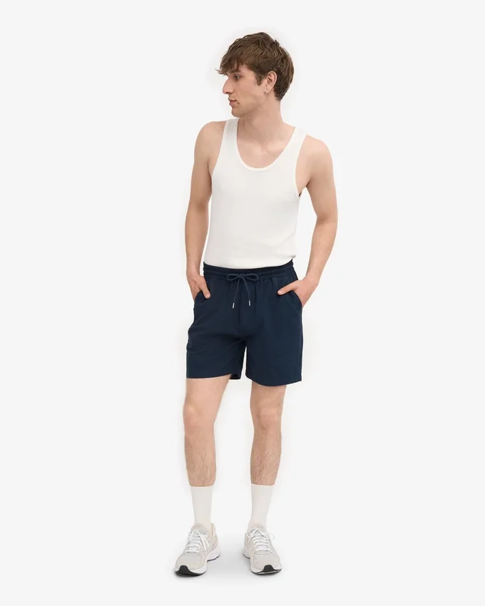 Organic Twill Shorts – Marineblau