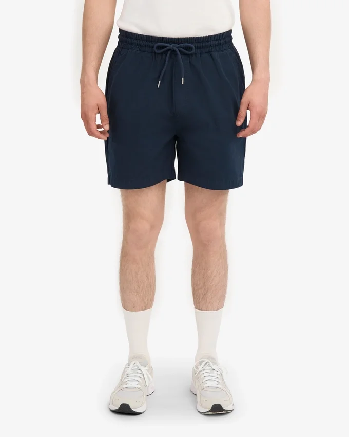 Organic Twill Shorts – Marineblau
