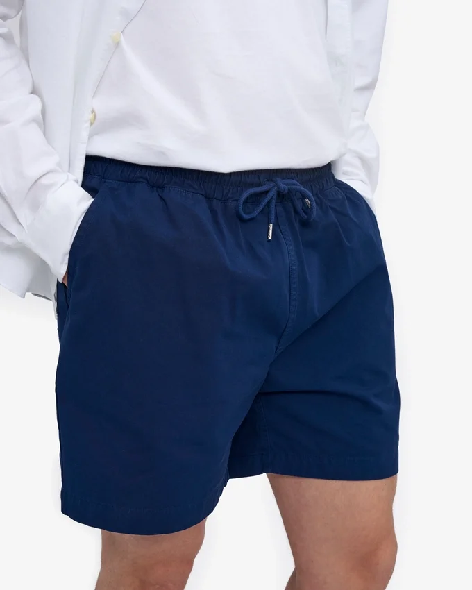 Organic Twill Shorts – Marineblau