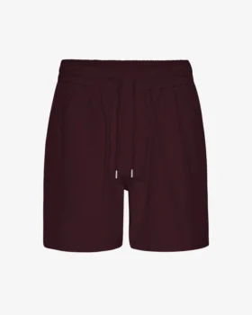 Organic Twill Shorts – Oxblood-Rot