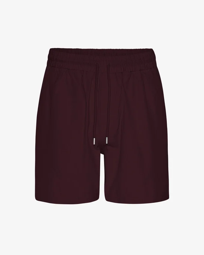 Organic Twill Shorts – Oxblood-Rot