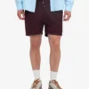 Organic Twill Shorts – Oxblood-Rot