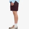 Organic Twill Shorts – Oxblood-Rot
