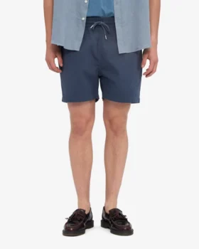 Organic Twill Shorts – Petrolblau