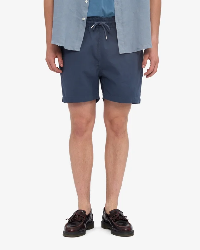 Organic Twill Shorts – Petrolblau