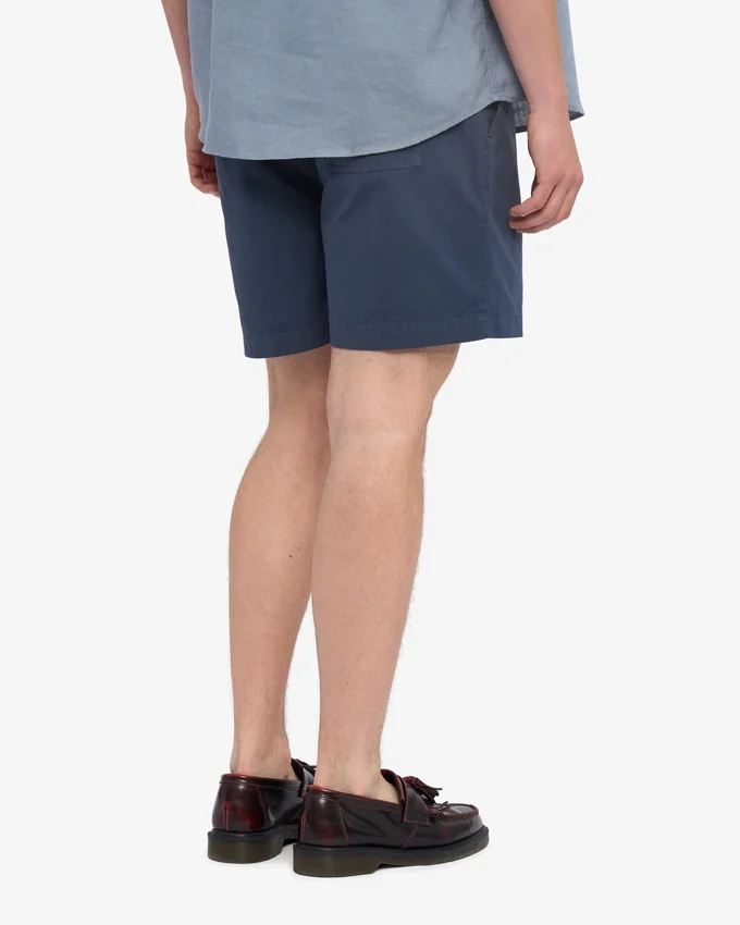 Organic Twill Shorts – Petrolblau