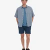 Organic Twill Shorts – Petrolblau