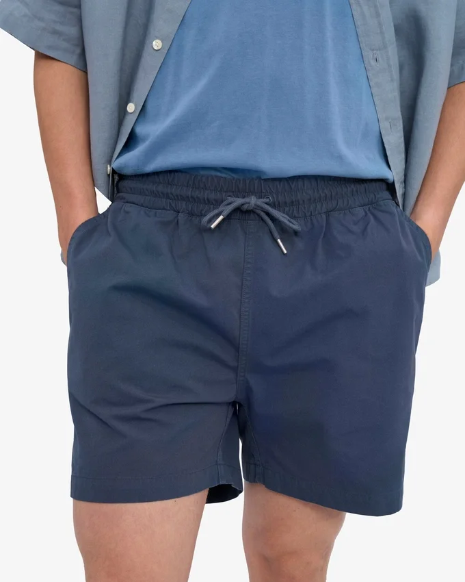 Organic Twill Shorts – Petrolblau