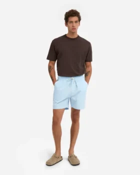 Organic Twill Shorts – Polarblau
