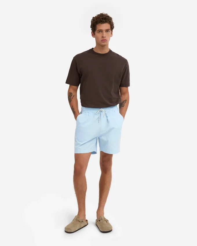 Organic Twill Shorts – Polarblau
