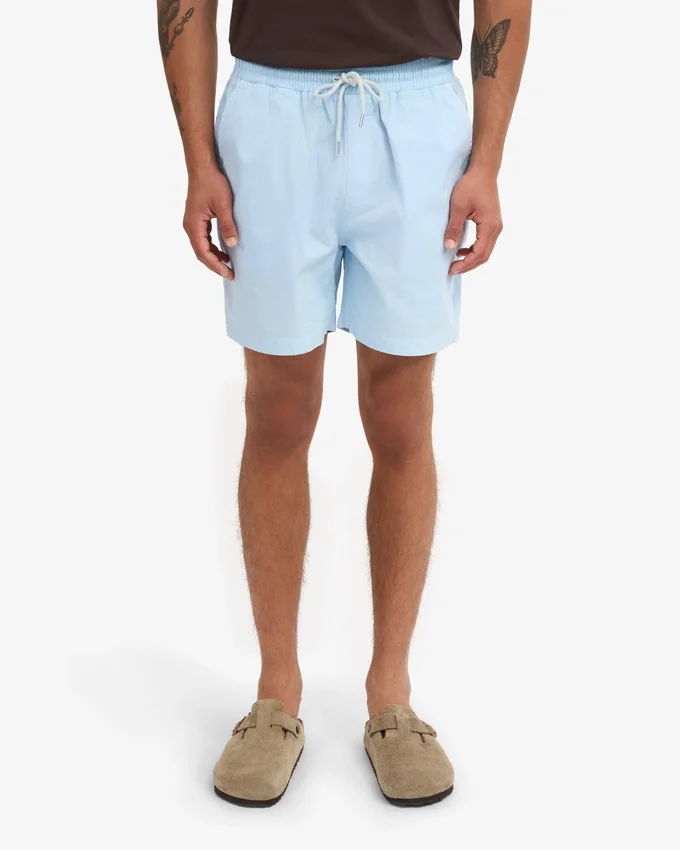 Organic Twill Shorts – Polarblau