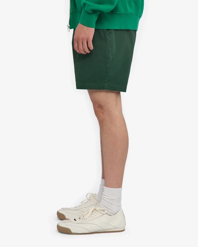 Organic Twill Shorts – Smaragdgrün