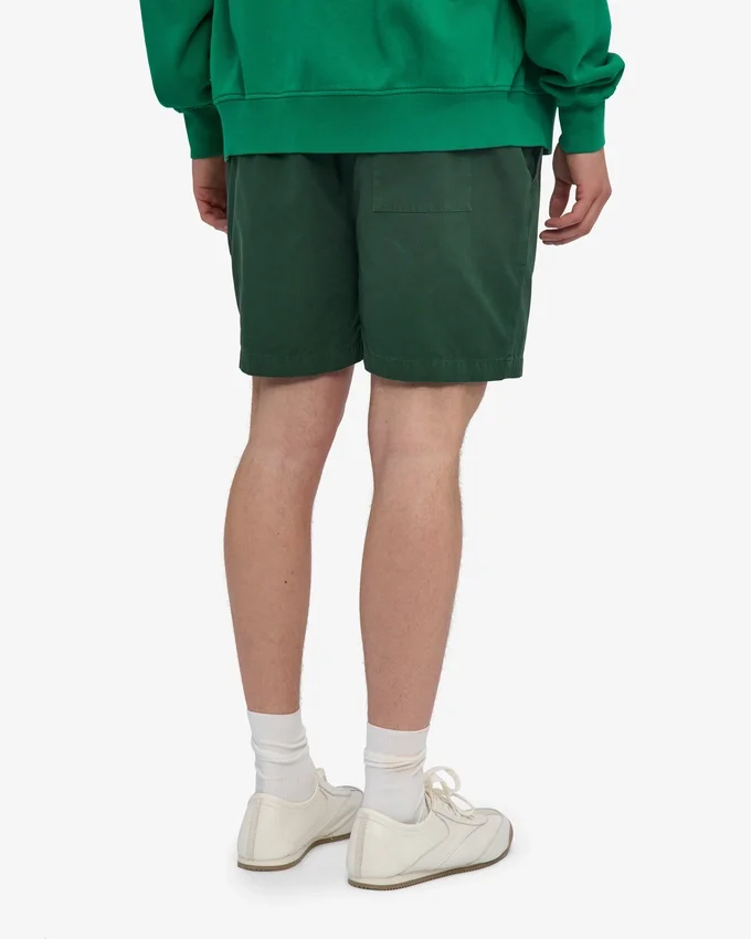 Organic Twill Shorts – Smaragdgrün