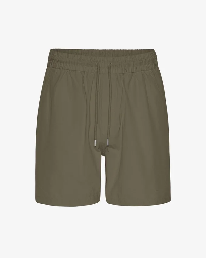 Organic Twill Shorts – Staubiges Oliv
