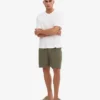 Organic Twill Shorts – Staubiges Oliv