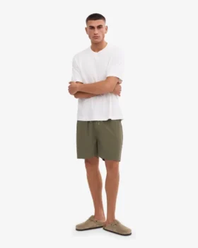 Organic Twill Shorts – Staubiges Oliv