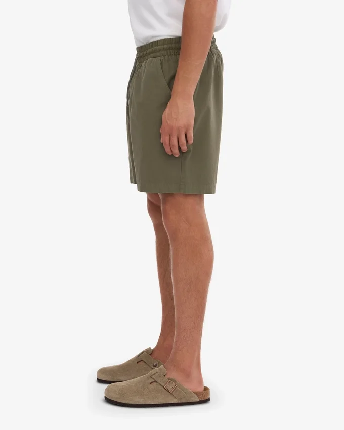 Organic Twill Shorts – Staubiges Oliv