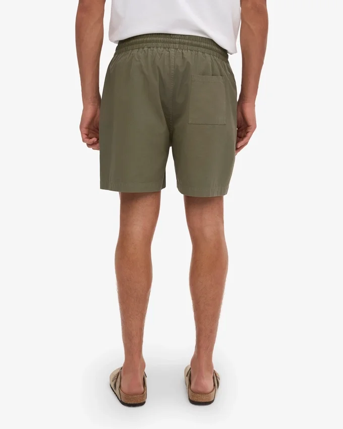 Organic Twill Shorts – Staubiges Oliv
