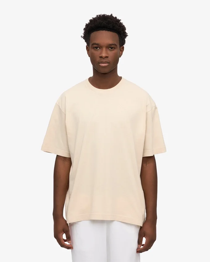 Oversize-Bio-T-Shirt – Elfenbeinweiß