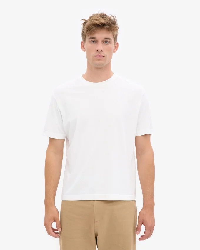 Oversize-Bio-T-Shirt – Optisches Weiß