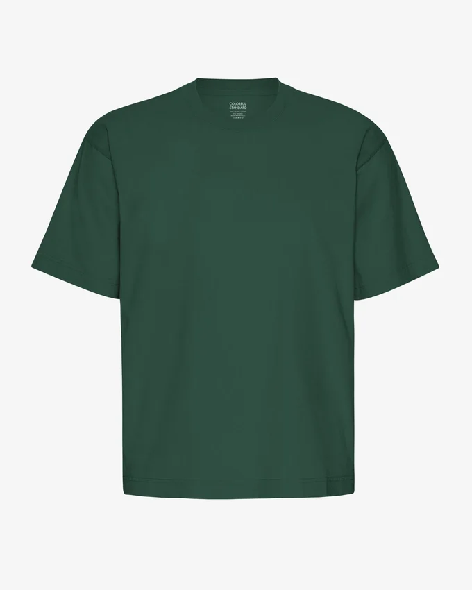 Oversize-Bio-T-Shirt – Smaragdgrün