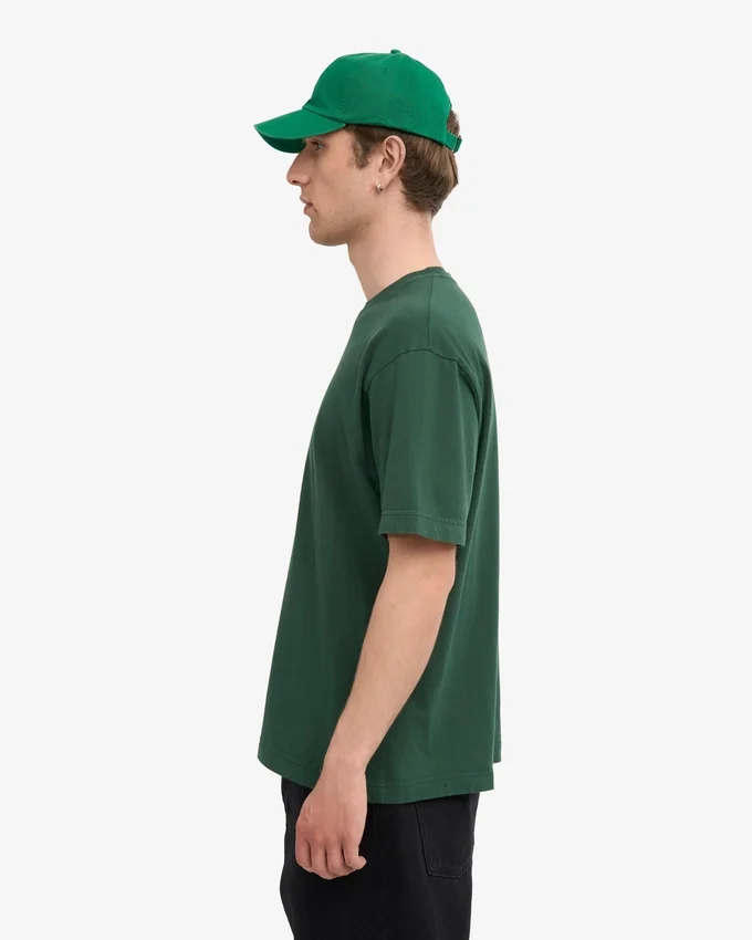 Oversize-Bio-T-Shirt – Smaragdgrün