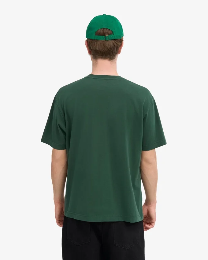Oversize-Bio-T-Shirt – Smaragdgrün