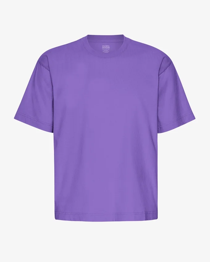 Oversize-Bio-T-Shirt – Ultraviolett