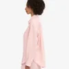 Oversize-Hemd aus Leinen – Faded Pink