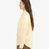 Oversize-Hemd aus Leinen – zartes Gelb