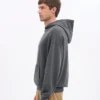 Oversize-Hoodie aus Bio-Baumwolle – Faded Black