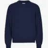 Oversize-Pullover aus Merinowolle – Marineblau