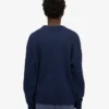 Oversize-Pullover aus Merinowolle – Marineblau